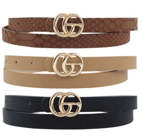 gucci skinny belt dupe|gucci knockoff belt.